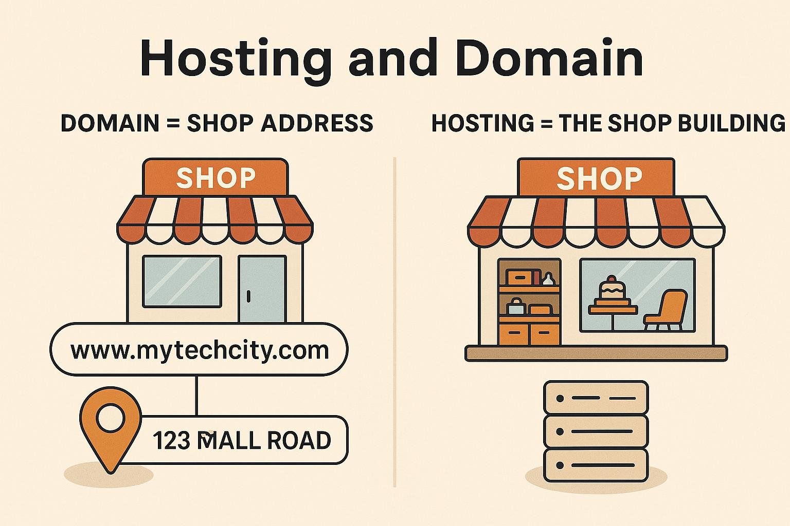 Domain and Hosting explained
